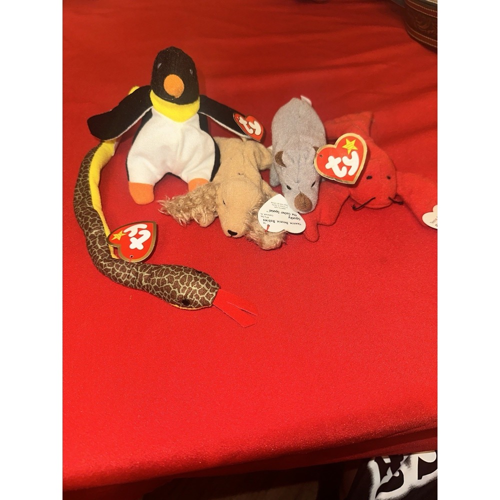 Ty Teenie Beenie Babies Set of 5 Beanie Babies